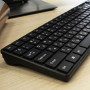Беспроводная Bluetooth клавиатура с мышкой  JEQANG JW-8100, Black