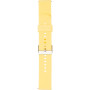 Ремешок для смарт-часов универсальный Flat head style (20мм), Yellow