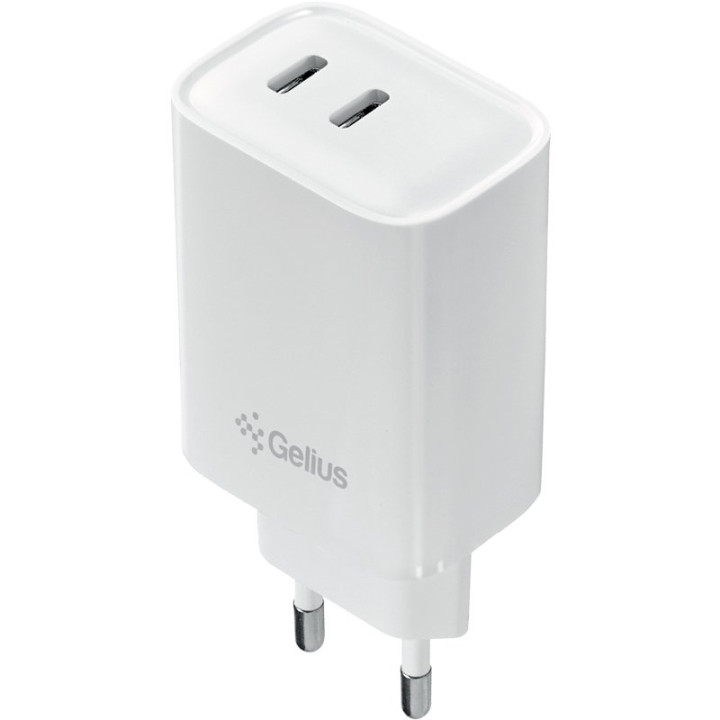 Сетевое зарядное устройство Gelius Dos GP-HC062 40W 3A, White
