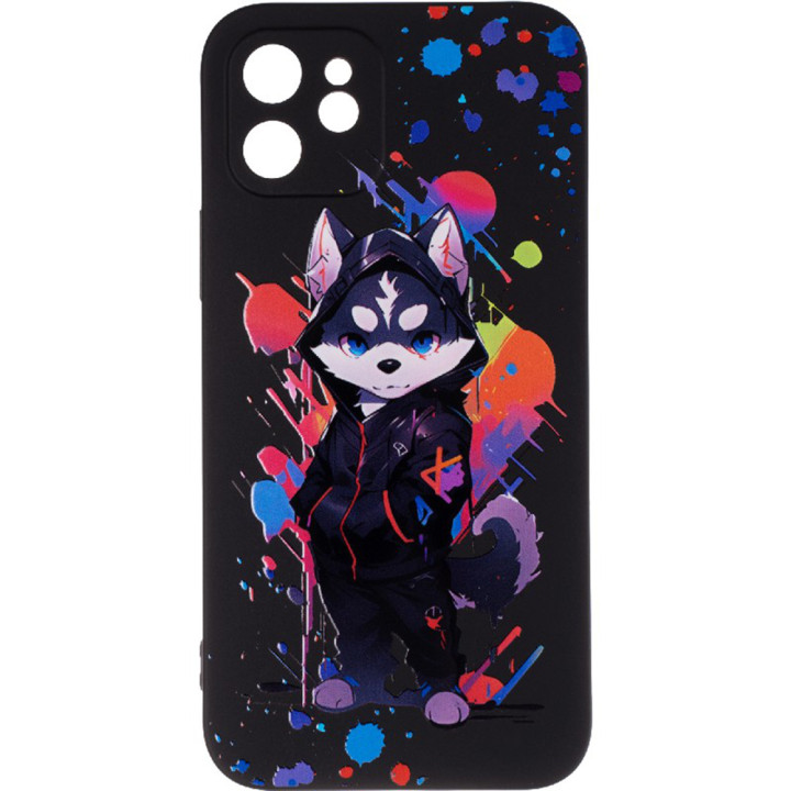 Чехол накладка Gelius Print Case UV для iPhone 12, Street Husky