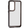 Чехол-накладка Silicon Space Case для Samsung Galaxy S24 Plus, Transparent-Black