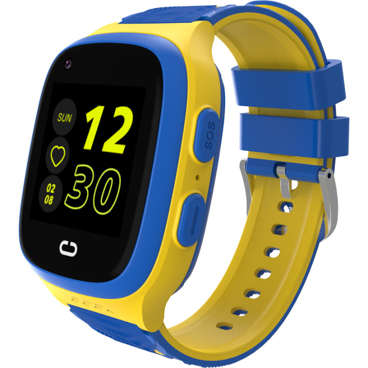 Детские умные часы Smart Watch Gelius GP-PK006 с GPS / 4G, Blue-Yellow