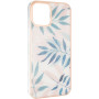 Чехол-накладка Gelius Leaf Case для iPhone 12 Pro Max, Pink Grass