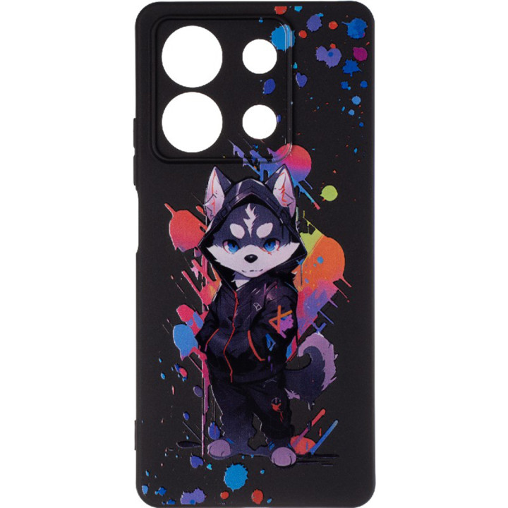 Чехол накладка Gelius Print Case UV для Xiaomi Redmi Note 13 5G, Street Husky