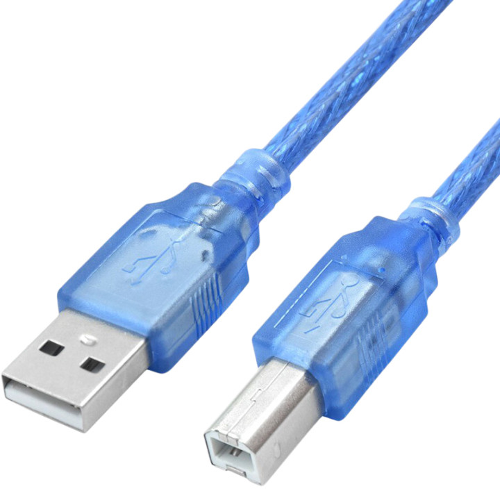 Кабель для принтера AM-BM 3m, Blue