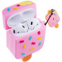 Чехол для наушников TPU Airpods 1 / 2, Pink Ice Cream