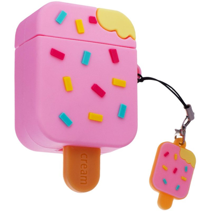 Чехол для наушников TPU Airpods 1 / 2, Pink Ice Cream