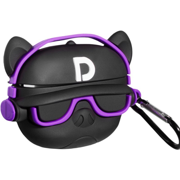 Чехол для наушников TPU Airpods Pro 2, Dog Face Violet