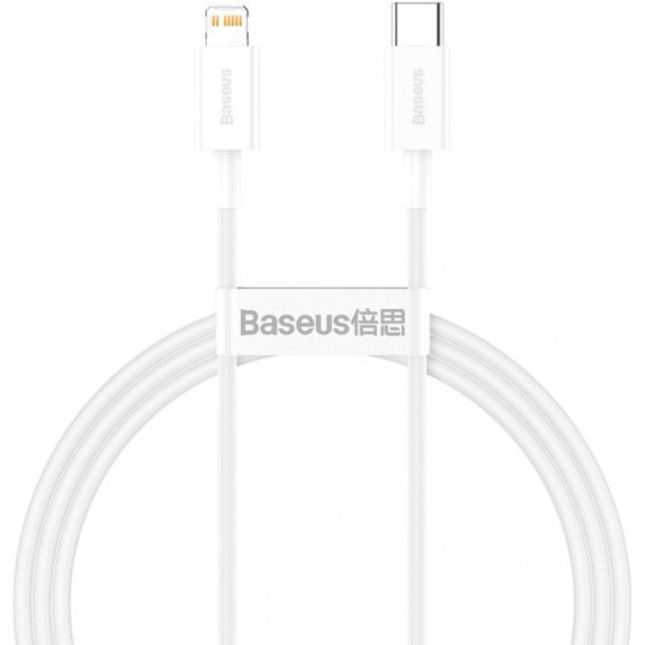 USB кабель Baseus Superior Series Lightning 2.4A (CALYS-C02) 2m, White