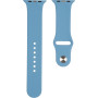 Ремешок Silicone для Apple Watch 42/44/45mm, DenimBlue