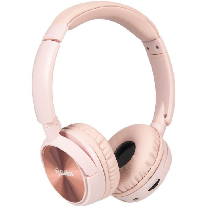 Полноразмерные bluetooth наушники-гарнитура Headset Gelius Pro Crossfire GP HP-007 Pink