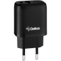 Сетевое зарядное устройство Gelius X-Duo GP-HC014 USB Type-C QC3.0 / PD20W cable Type-C / Lightning Gelius Full Silicon, Black