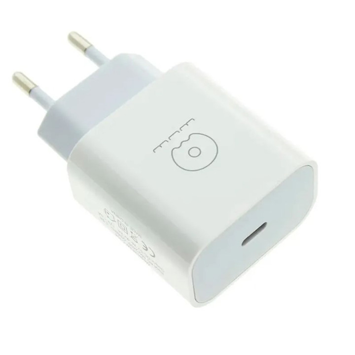 Сетевое зарядное устройство WUW-C187 PD25W / QC3.0 3A, White