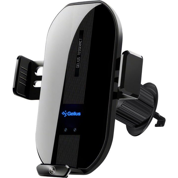 Холдер с беспроводной зарядкой Gelius Tesseract GP-WCH010X, Black