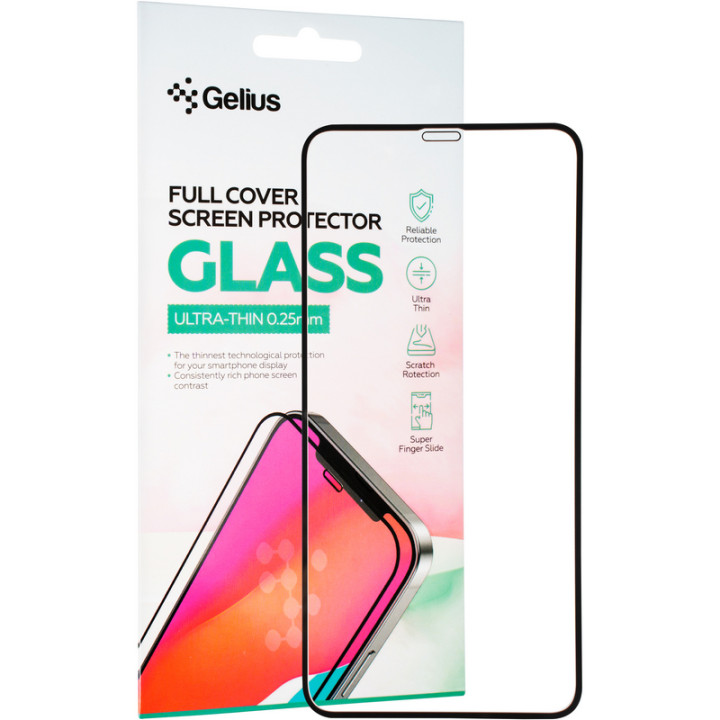 Защитное стекло Gelius Full Cover Ultra-Thin 0.25mm для Apple iPhone 11 Pro Max, Black