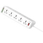 Удлинитель сетевой LDNIO SC10610 5 USB, 1 Type-C 10 розеток 2 м, White