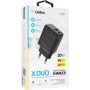 Сетевое зарядное устройство Gelius X-Duo GP-HC014 USB+Type-C QC3.0 / PD20W cable Type-C / Type-C Gelius Full Silicon, Black