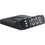 Настольные часы с беспроводной зарядкой Gelius Oasis GP-SDC03 15W, Black