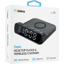 Настольные часы с беспроводной зарядкой Gelius Oasis GP-SDC03 15W, Black