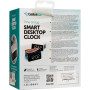 Умные часы Gelius Pro Smart Desktop Clock Time Bridge GP-SDC01, White с функцией беспроводной зарядки