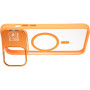 Чехол накладка Yoga Case Camera stand (MagSafe) для iPhone 15, Flame Orange
