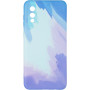 Чехол-накладка Watercolor Case для Samsung Galaxy A02 синий