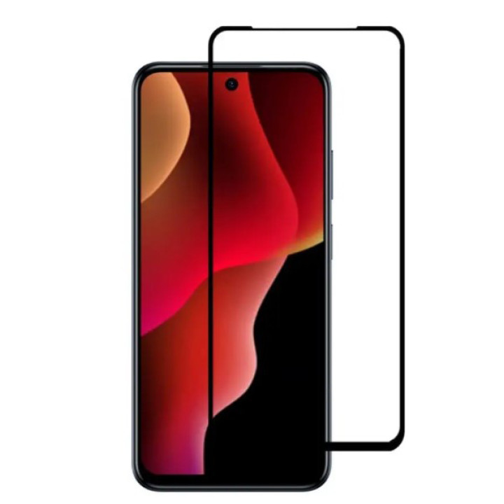 Защитное стекло Full Screen Optima 5D для Xiaomi Redmi 14C 4G / A4 / Poco C75, Black