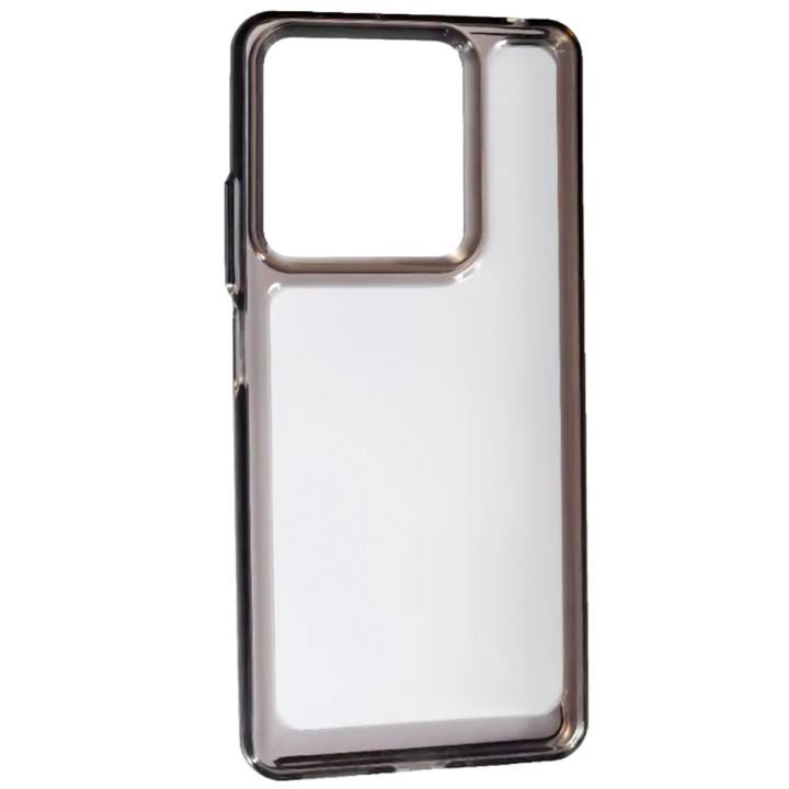 Чехол-накладка Silicon Space Case для Xiaomi 14T Pro, Transparent-Black