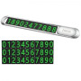 Парковочная карта номер телефона Hoco PH41, Silver