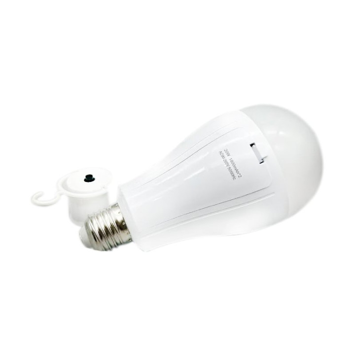 Аккумуляторная LED Лампочка 20 Вт 18650, White