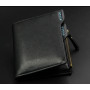 Мужской кошелек  BOGESI  с замком, черный