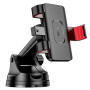 Автомобильный держатель Hoco H22 на лобовое стекло, Black-Red