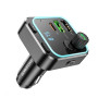 FM - Модулятор Borofone BC53 QC3.0 PD20W car wireless FM transmitter, Black