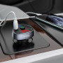 Автомобильный FM-модулятор (трансмиттер) и зарядное устройство Hoco E51 Bluetooth MP3, Black
