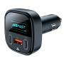 Автомобильное зарядное устройство ACEFAST B5 PD+QC 3.0 (2 Type-C/1 USB/3A/101W), Black