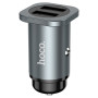 Автомобильное зарядное устройство для Hoco NZ4 2USB 2.4A без кабеля, Gray
