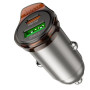  Автомобільний зарядний пристрій для Hoco NZ16A PD25W / QC3.0 (1 USB / 1 Type-C) без кабеля, Black