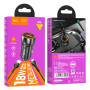 Автомобильное зарядное устройство для Hoco Z46 Blue shield QC3.0 18W кабель microUSB, Grey