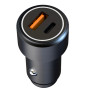 Автомобильное зарядное устройство XO CC32 USB QC3.0 Type-C PD 20W без кабеля, Black