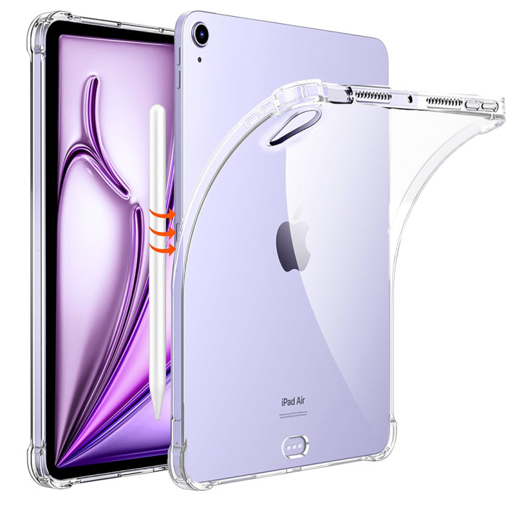 Прозрачный чехол Silicone Case для iPad Air 11 2024 / Air 11 2025