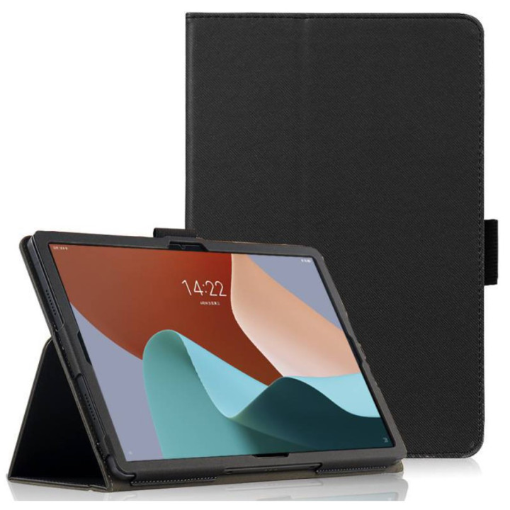 Чехол - книжка Textile Leather Case with Stand для Blackview Oscal Elite 1, Black