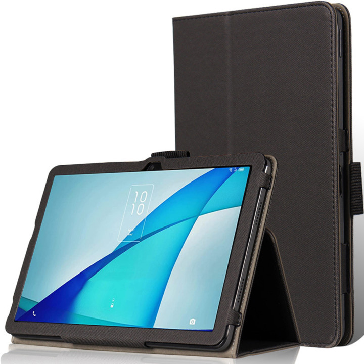 Чехол - книжка Textile Leather Case with Stand для Blackview Tab 18, Black
