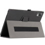 Чехол - книжка Textile Leather Case with Stand для Doogee T40, Black