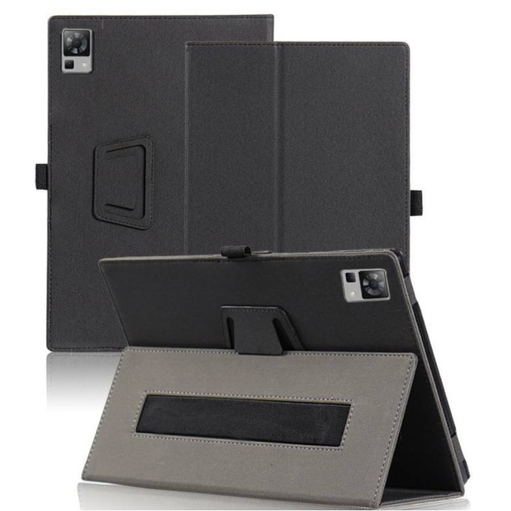 Чехол - книжка Textile Leather Case with Stand для Dooge T30S, Black