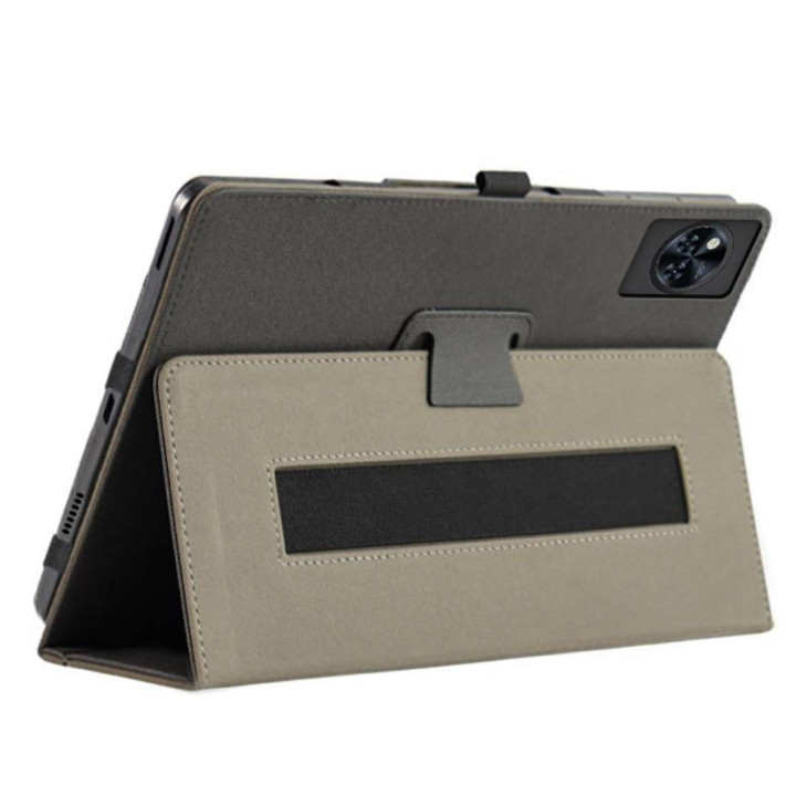 Чехол - книжка Textile Leather Case with Stand для Doogee U11 / U11 Pro, Black