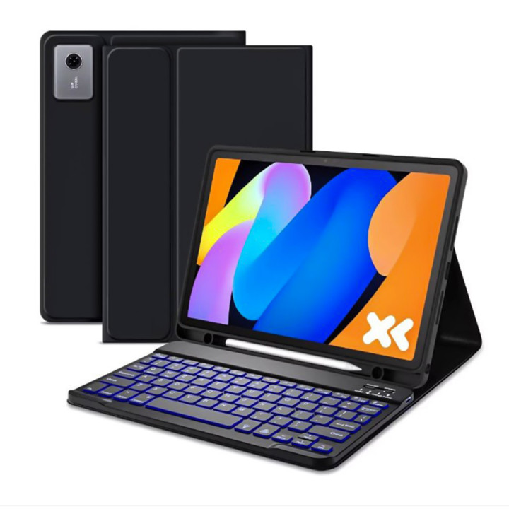 Чехол с Bluetooth - клавиатурой Magnet Flip Cover для Lenovo Idea Tab 2025 с RGB подсветкой