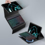 Чехол с Bluetooth - клавиатурой Magnet Flip Cover для Lenovo Idea Tab 2025 с RGB подсветкой