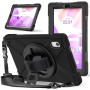Противоударный чехол-накладка Armor Rotating Bracelet для Lenovo Tab M9 с поворотным кронштейном и ремнем