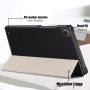 Чехол - книжка Custer Flip Cover для Lenovo Tab One / Lenovo K9 красный