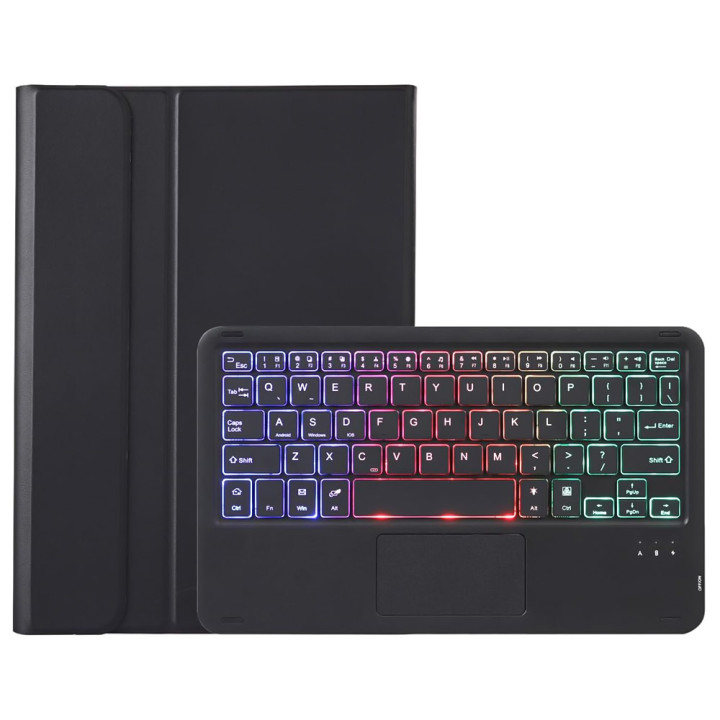 Чехол с Bluetooth - клавиатурой Magnet Flip Cover для Oppo Pad SE 2025 / OnePlus Pad Lite 2025 с RGB подсветкой и тачпадом
